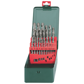 25 éléments, ensemble promotionnel de forets HSS-G Metabo 627154000