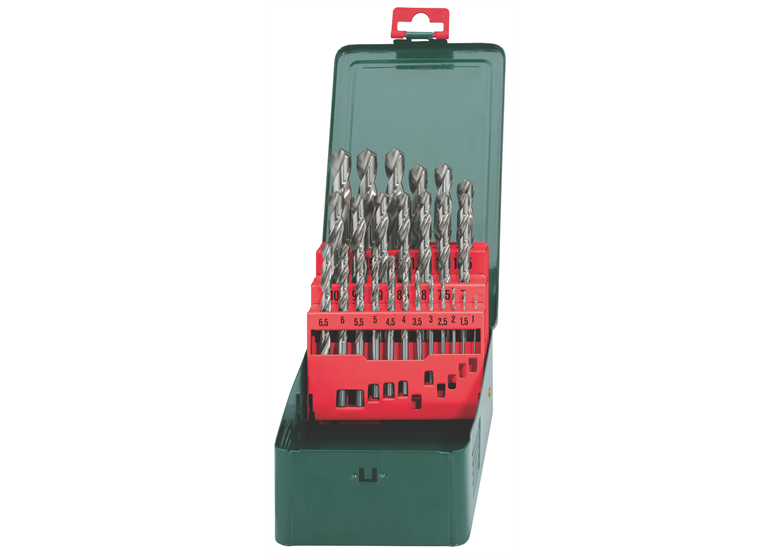 25 éléments, ensemble promotionnel de forets HSS-G Metabo 627154000