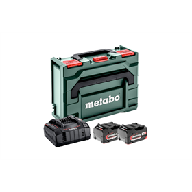 Kit de 2 batteries 18V Li-Power 5.2Ah avec chargeur ASC 30-36V en MetaLoc Metabo 685065000