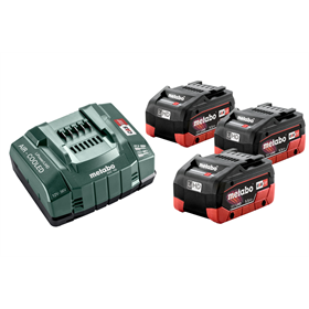 Kit de 3 batteries 18V LiHD 5.5Ah et chargeur ASC 30-36V Metabo 685074000