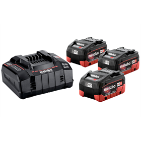 Kit de 3 batteries 18V LiHD 5.5Ah et chargeur ASC 30-36V Metabo 685074000