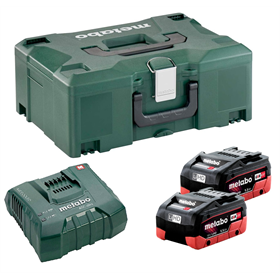 Kit de 2 batteries 18V LiHD 5.5Ah et chargeurASC Ultra en MetaLoc Metabo 685077000