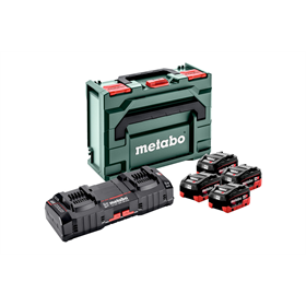 Kit de 4 batteries 18V LiHD 8.0Ah et chargeurs ASC Ultra en MetaLoc Metabo 685135000