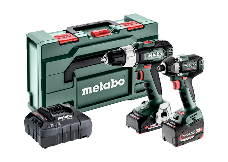 Ensemble d'outils 18V Metabo BS 18 L/SSD 18 LT 200 BL