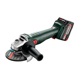 Meuleuse d'angle Metabo W 18 L 9-125 2x4.0Ah