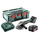 Meuleuse d'angle Metabo W 18 L 9-125 Quick 2x5.2Ah