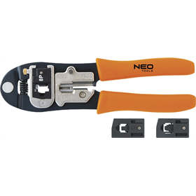 Pince à serir pour câbles réseaux 4P, 6P, 8P Neo 01-501