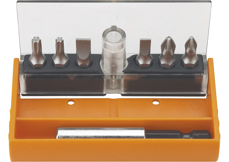 Embouts de tournevis avec support, 7 pièces Neo 06-101