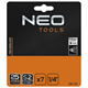 Embouts de tournevis avec support, 7 pièces Neo 06-101