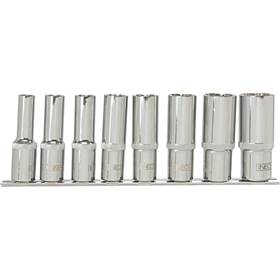 Douilles Spline longues 1/2" 8 pièces Neo 08-650