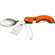 Couverts de camping multifonction, orange Neo 63-027