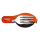Couverts de camping multifonction, orange Neo 63-027