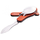 Couverts de camping multifonction, orange Neo 63-027