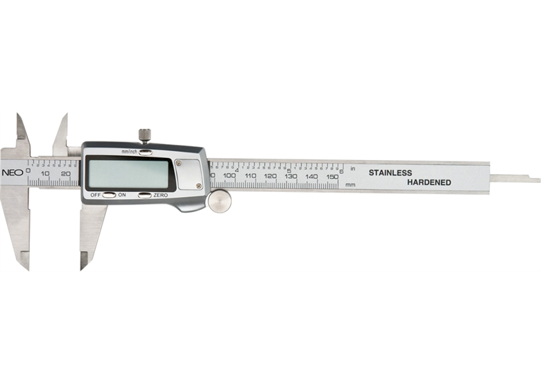 Pied à coulisse numérique 150mm inox Neo 75-011