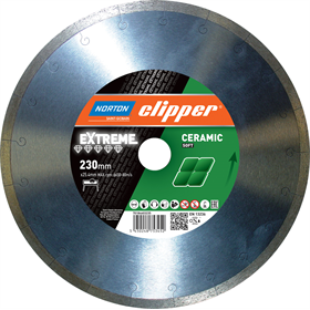 Disque diamanté 230x25,4mm Norton Extreme Ceramic Soft H9