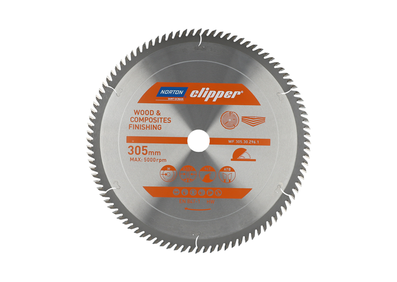 Lame pour scie widia 305x30mm Norton WF.305.30.Z96.1