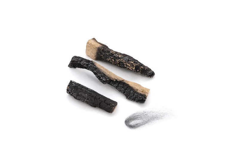 Bûches décoratives pour cheminées bio Planika LOGS SET AND GLOWING FIBRES