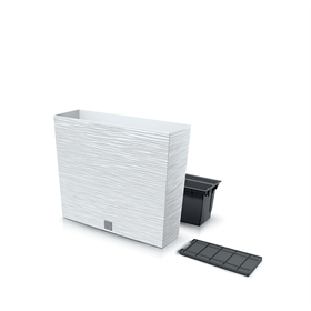 Jardinière FURU CASE TOWER - blanche Prosperplast DFC600T-S449