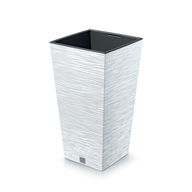 Pot de fleurs FURU SQUARE - blanc Prosperplast DFSH400-S449