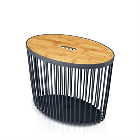 Panier CLUBO - anthracite Prosperplast ICLUE55T-S433