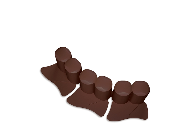 Bordure de jardin PALISADA – marron Prosperplast IPAL6-R222