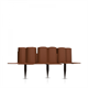Bordure de jardin PALISADA – marron Prosperplast IPAL6-R222