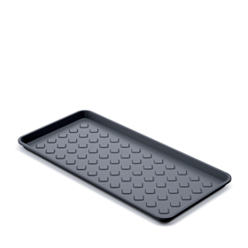 Bac d'égouttement pour chaussures - noir Prosperplast IPO720-S411