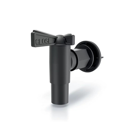 Robinet pour récupérateur d'eau de pluie CANTAP - noir Prosperplast ITAP2-S411