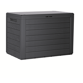 Coffre de rangement de jardin WOODEBOX 190l anthracite Prosperplast MBWL190-S433