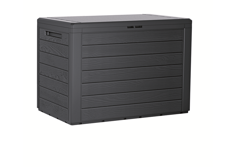 Coffre de rangement de jardin WOODEBOX 190l anthracite Prosperplast MBWL190-S433