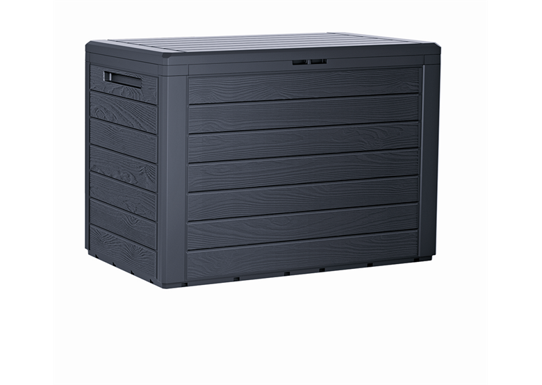 Coffre de rangement de jardin WOODEBOX 190l anthracite Prosperplast MBWL190-S433