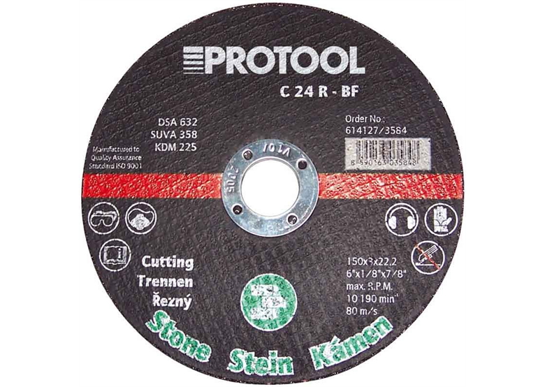 Disque pour couper pierre O 115 / 22,2 /3 mm Protool 614125