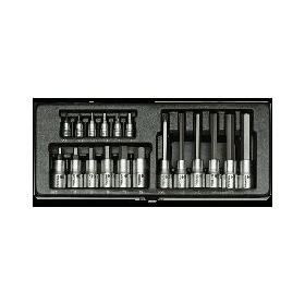 Kit de douilles Allen 18 pièces Proxxon PR23100