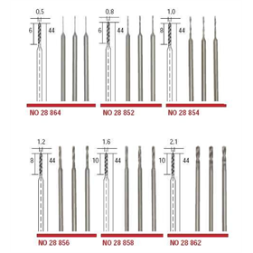 Forets d'acier tungstène-vanadium O 1,6 Proxxon PR28858
