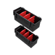 Ensemble de conteneurs modulaires Qbrick System Custom Deep Modular Bin Set