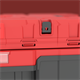 Boîte avec tiroir Qbrick System ONE 2.0 DRAWER 1 TOOLBOX RED Ultra HD Custom