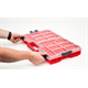 Organiseur avec compartiments amovibles Qbrick System ONE 2.0 ORGANIZER L RED