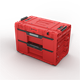 Caisse à outils avec tiroirs Qbrick System PRIME DRAWER 2 TOOLBOX EXPERT RED Ultra HD Custom