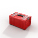 Boîte avec tiroir Qbrick System PRO 2.0 DRAWER 1 TOOLBOX PROFI BASIC RED Ultra HD Custom