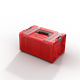 Caisse à outils avec tiroirs Qbrick System PRO 2.0 DRAWER 2 TOOLBOX PROFI EXPERT RED Ultra HD Custom