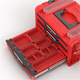 Caisse à outils avec tiroirs Qbrick System PRO 2.0 DRAWER 3 TOOLBOX PROFI EXPERT RED Ultra HD Custom