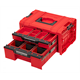 Ensemble de caisses à outils avec tiroirs sur plateforme de transport Qbrick System PRO 2.0 DRAWER SET EXPERT RED Ultra HD