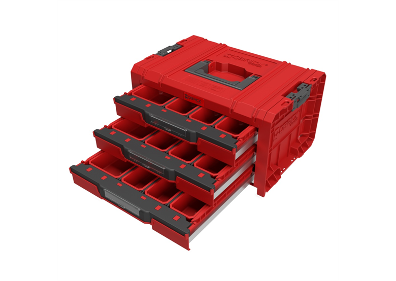 Caisse à outils avec tiroirs Qbrick System PRO DRAWER 3 TOOLBOX EXPERT RED Ultra HD