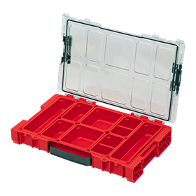 Organiseur avec compartiments amovibles Qbrick System PRO ORGANIZER 100 RED Ultra HD Custom