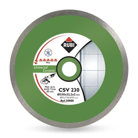 Disque diament  125x22.2mm Rubi CSV125 PRO