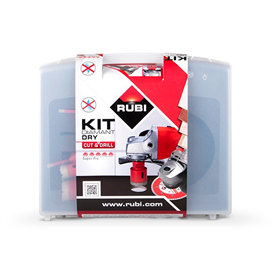 Kit de couronnes diamantées + disque Rubi DRYGRES