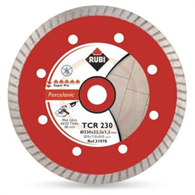 Disque diamant turbo à sec '115mm Rubi TCR 115