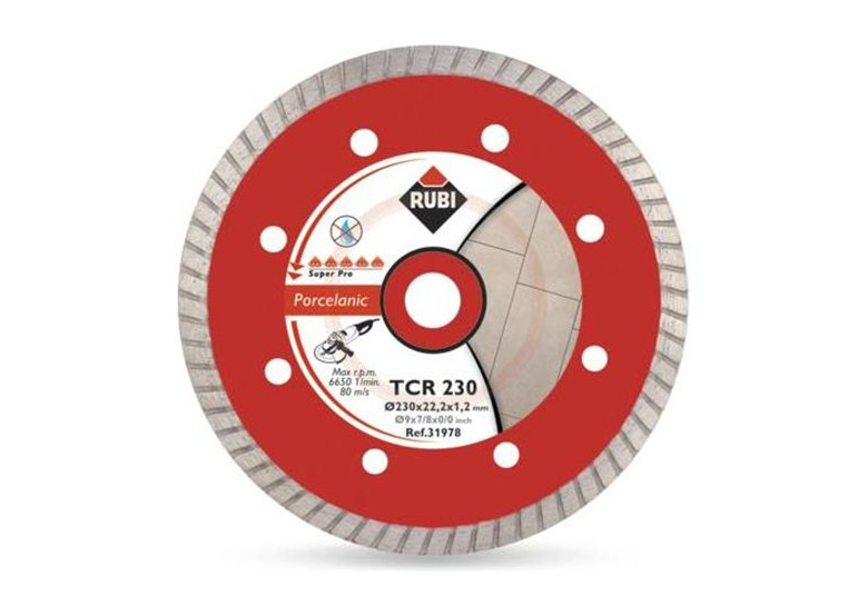 Disque diamant turbo à sec '115mm Rubi TCR 115