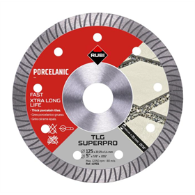 Disque diament  125x22.2mm Rubi TLG EXT SUPERPRO