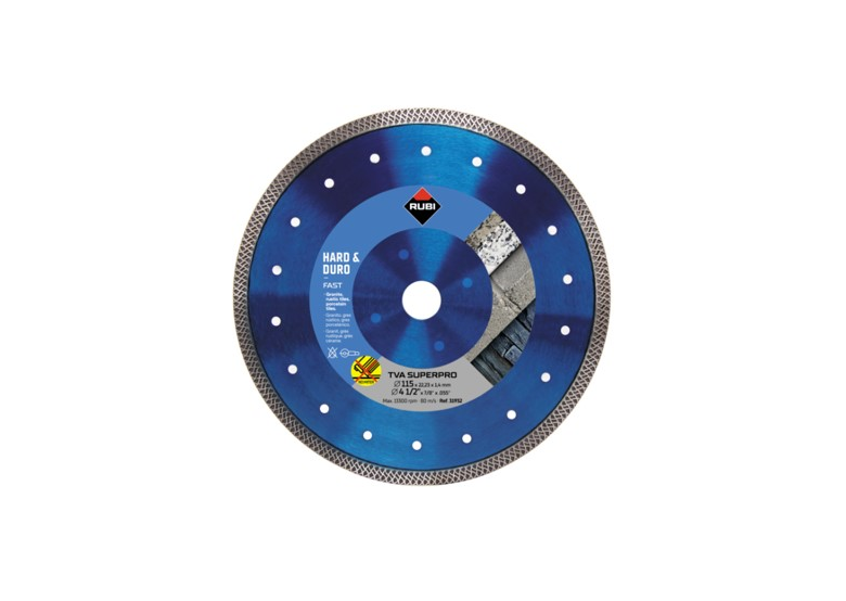 Disque diamant 180mm Rubi TVA 180 SUPERPRO